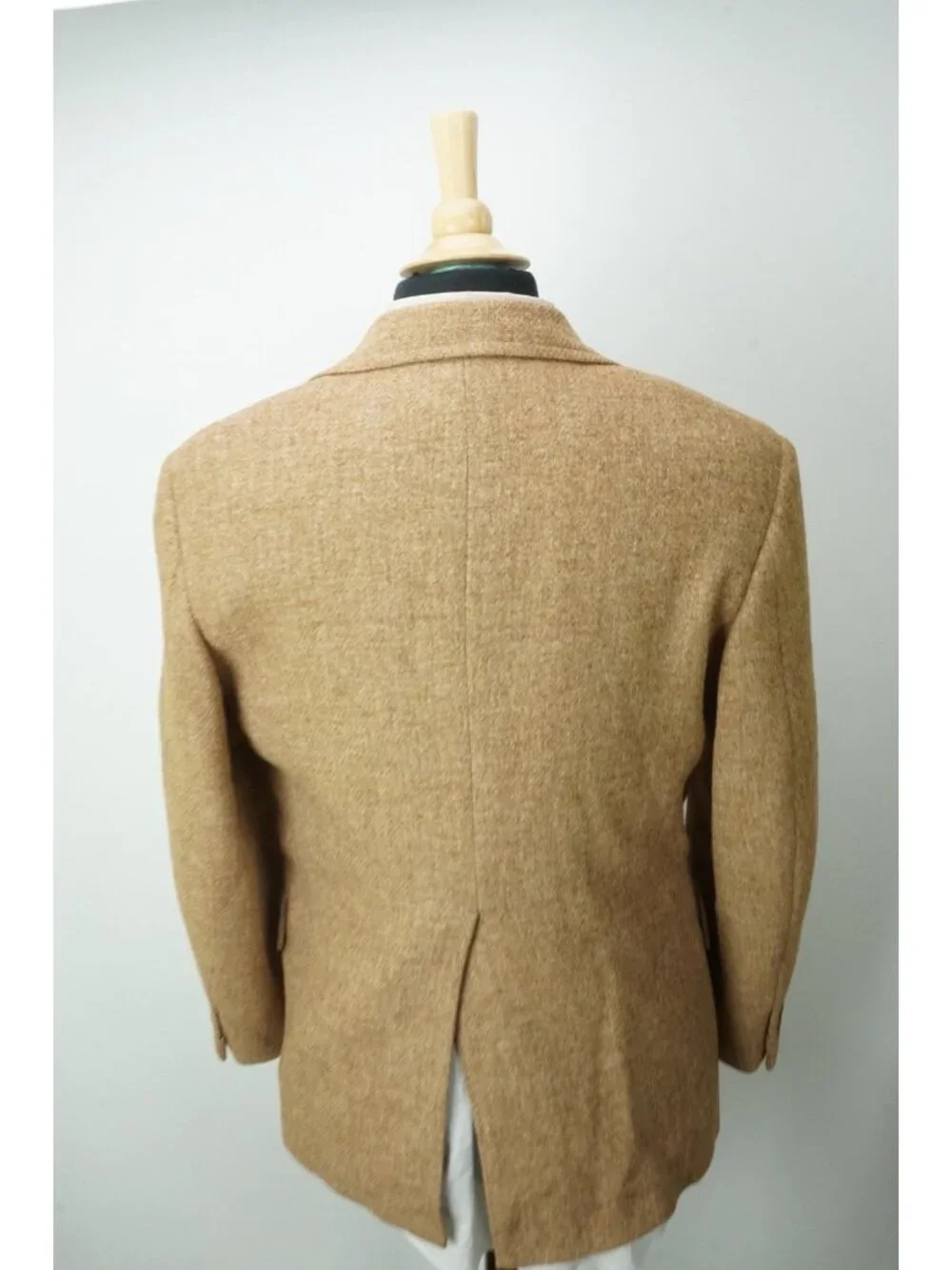 Harris Tweed 1975 Custom Brown Woven Sport Coat Jacket Sz 38R - Picture 5 of 8